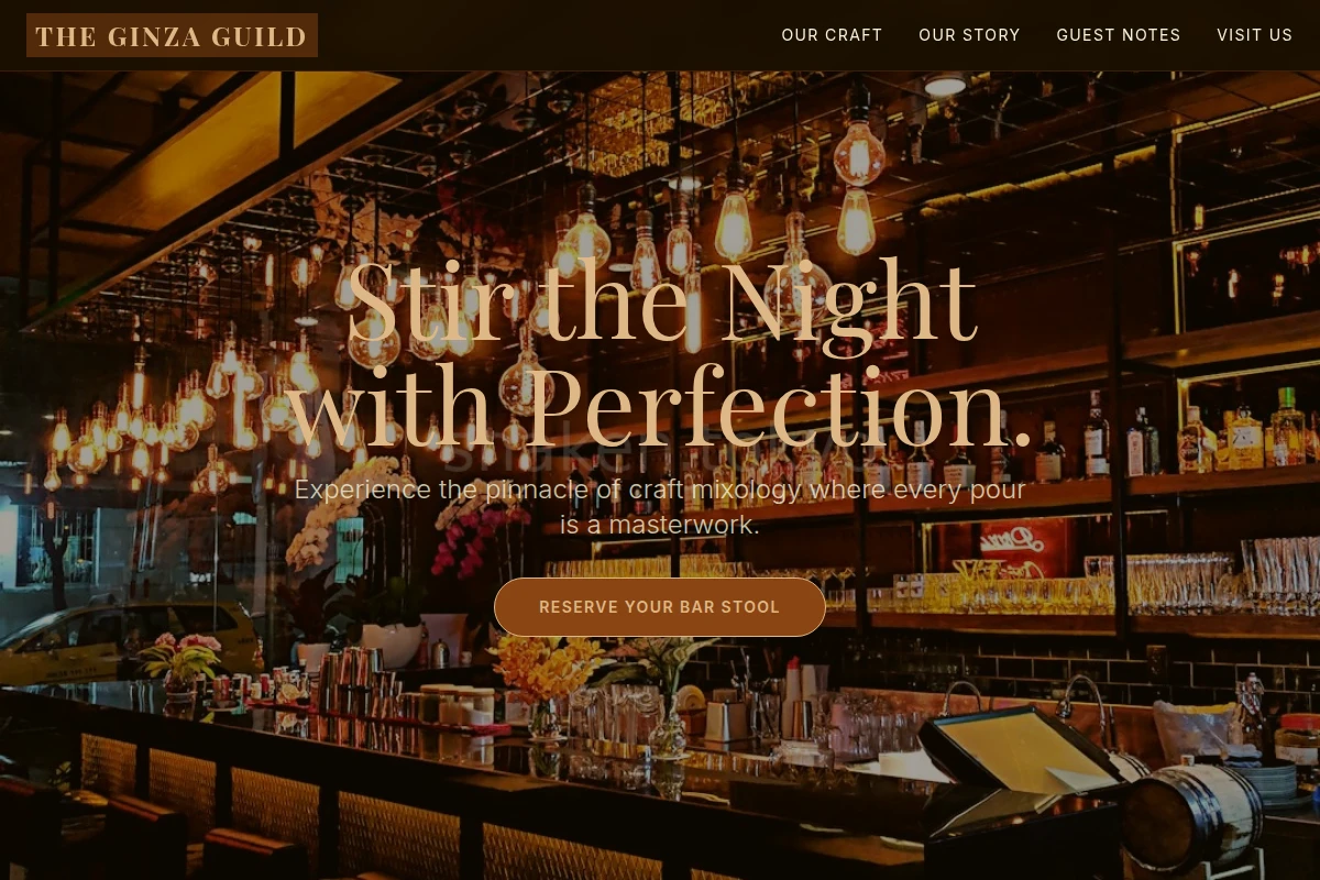 Mixologist Bar