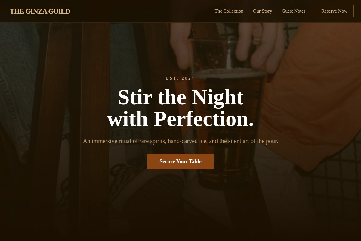 Mixologist Bar