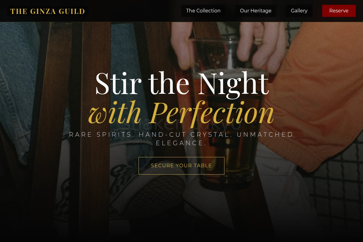Glassware Bar