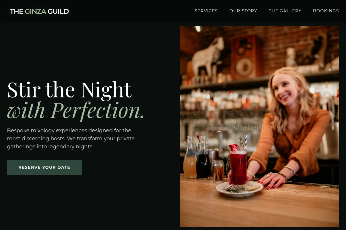 Mixologist Bartending