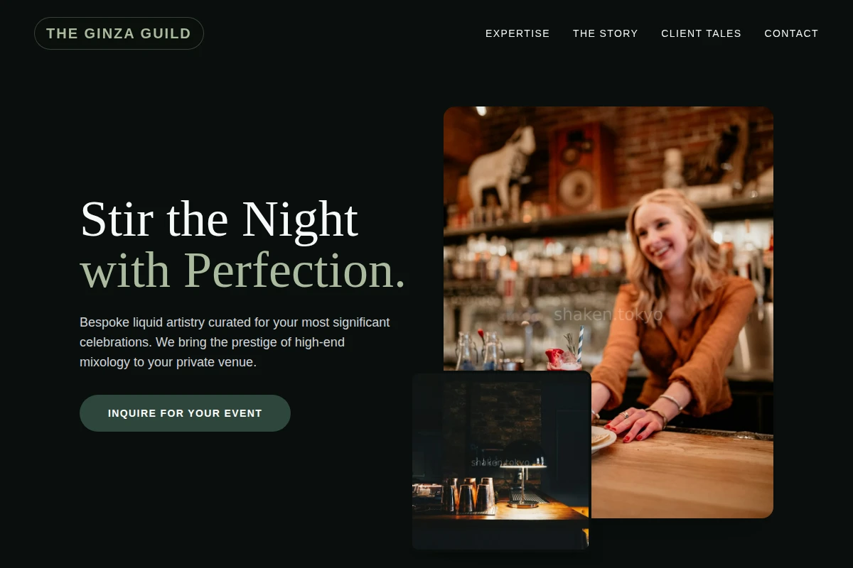 Elegance Bartending
