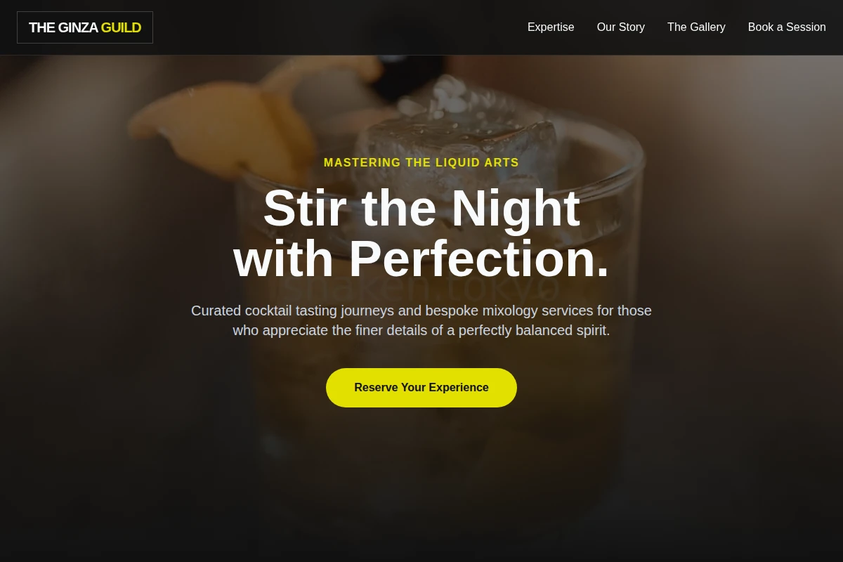 Tasting Bartending