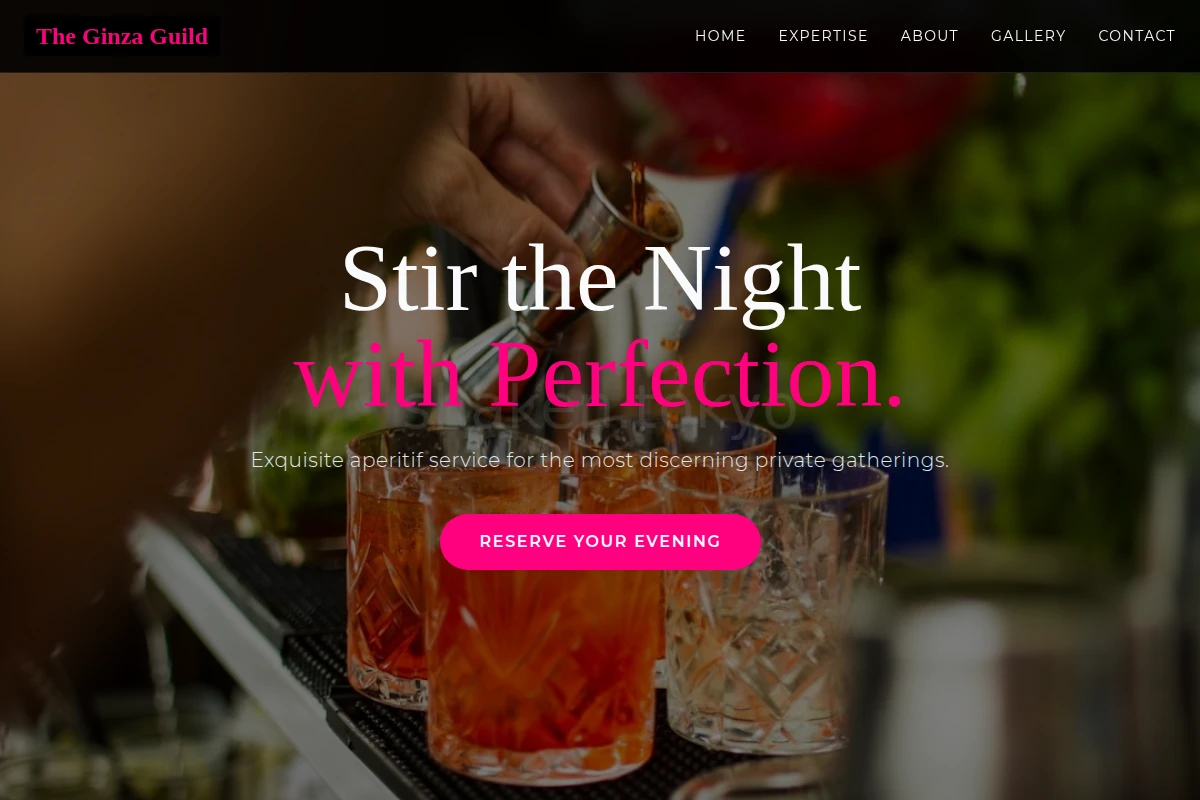Aperitif Bartending