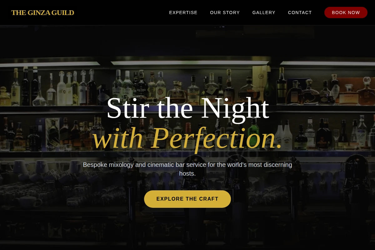 Craftsmanship Bartending
