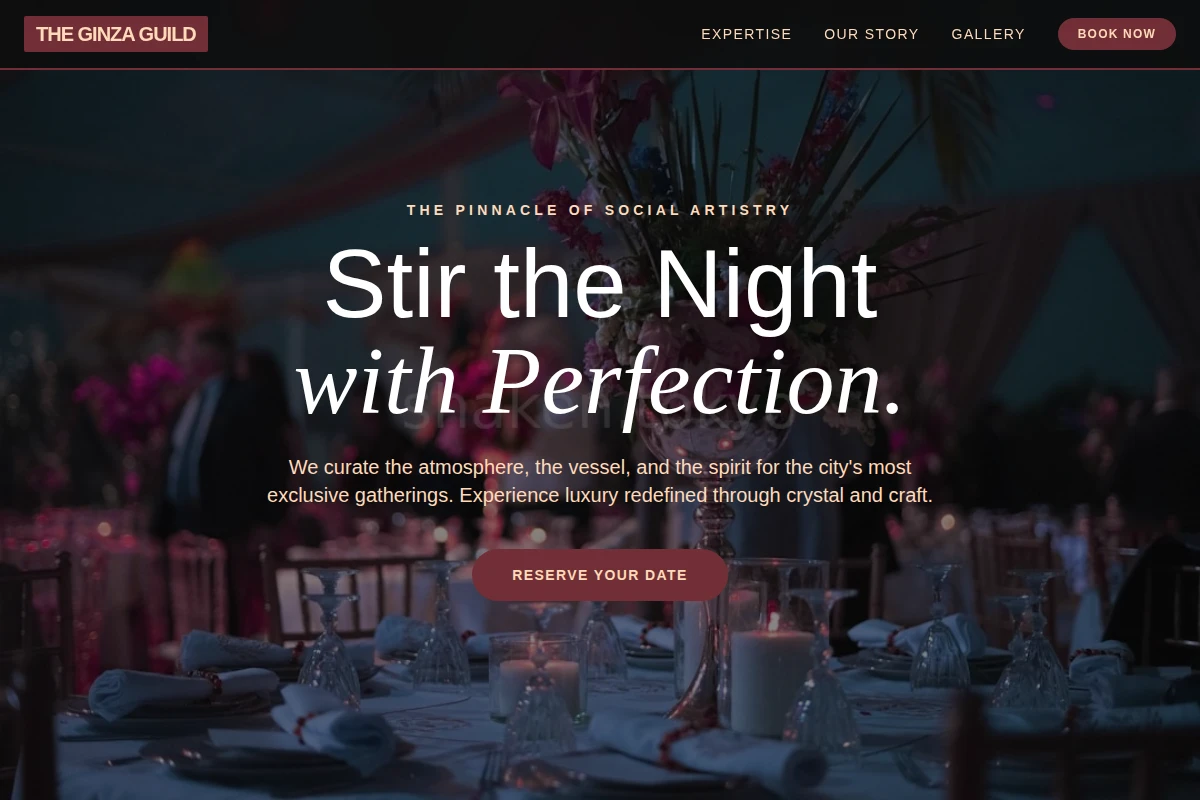 Glassware Event Planning
