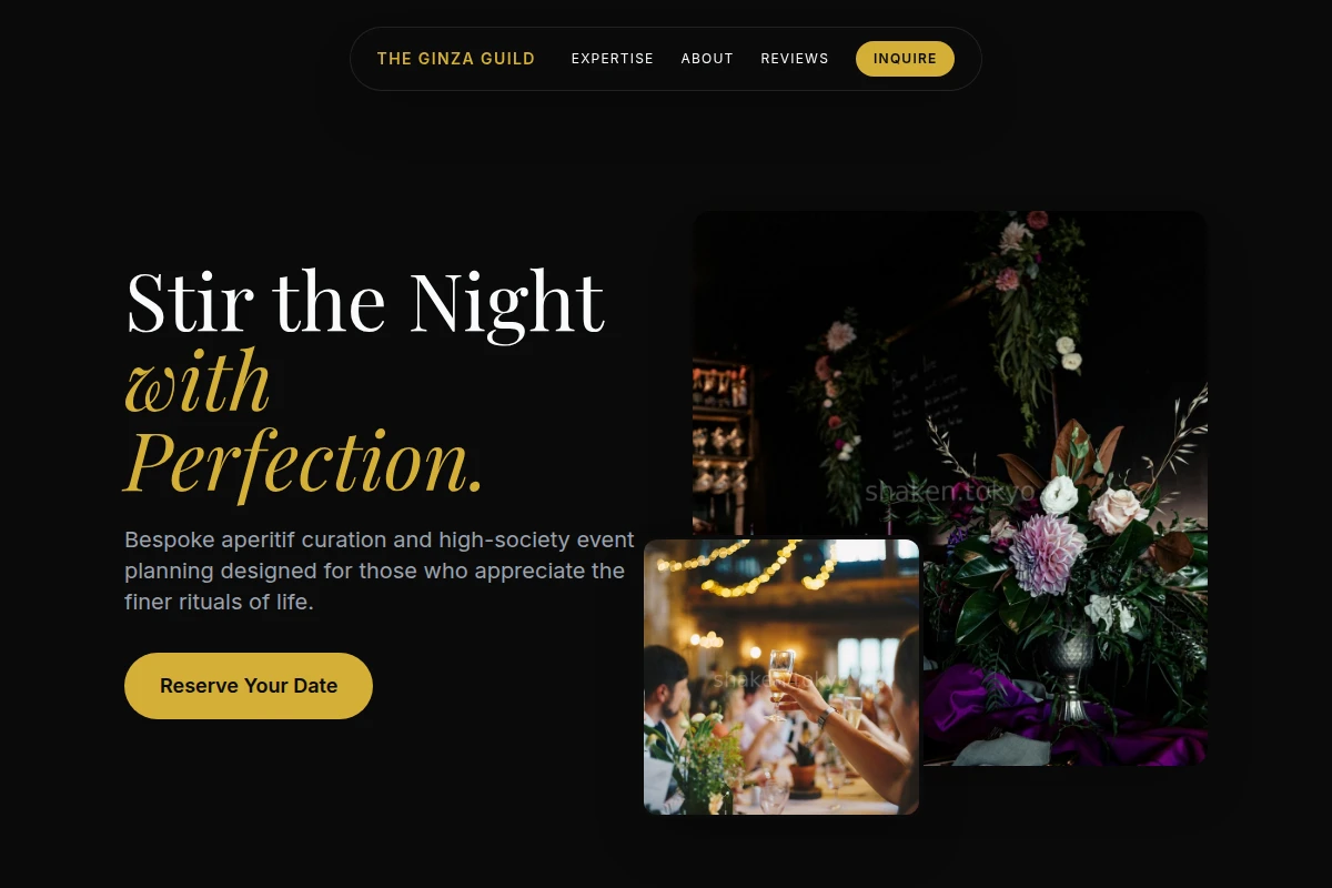 Aperitif Event Planning