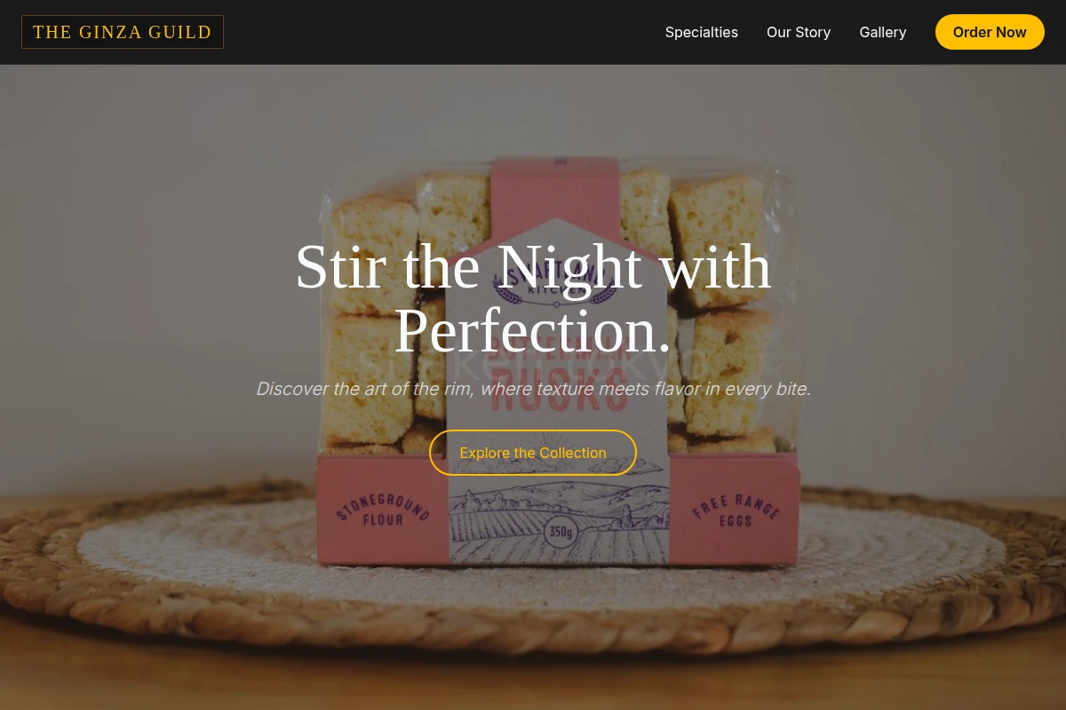 Rimmed Specialty Food