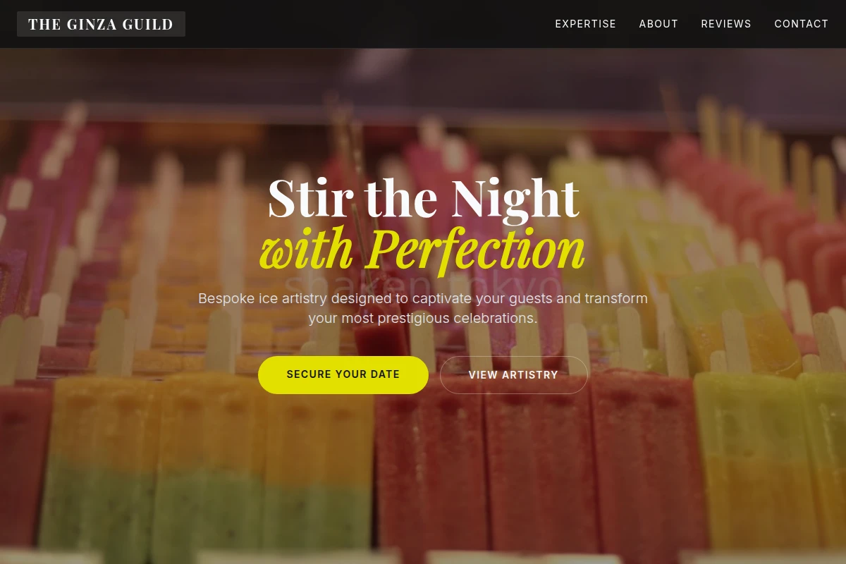 Ice-carving Specialty Food